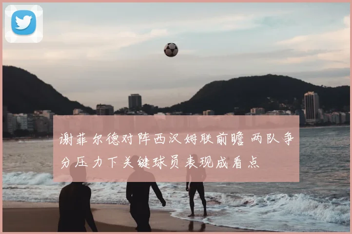 谢菲尔德对阵西汉姆联前瞻 两队争分压力下关键球员表现成看点